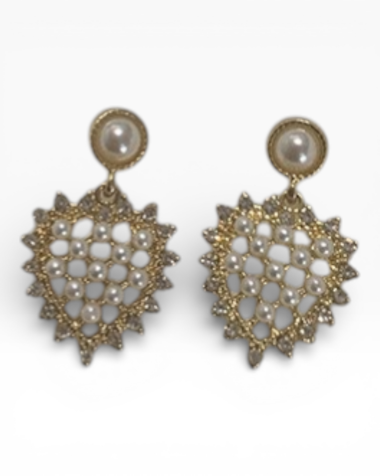 Pantalla Colgante Corazon Cristal