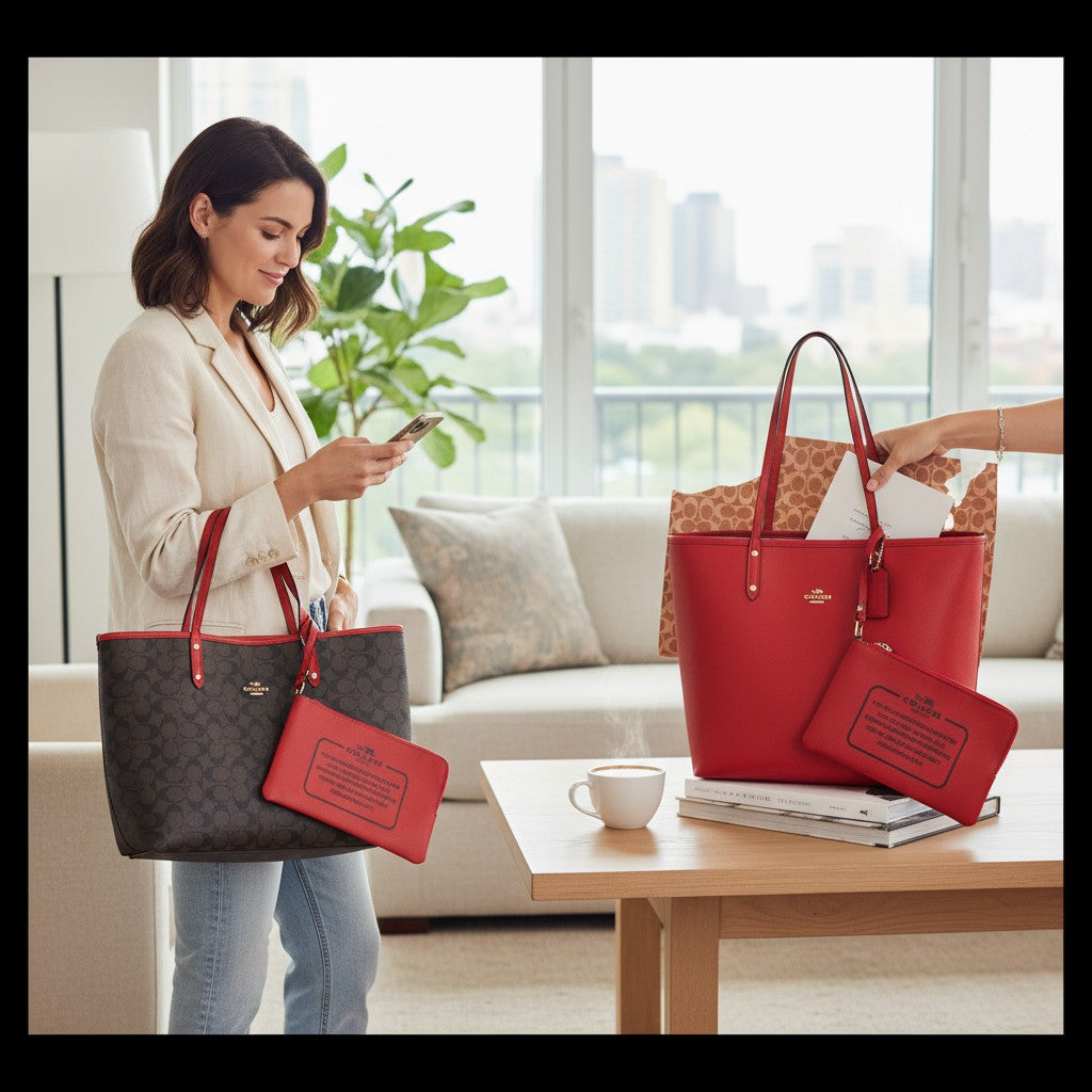 Coach Tote Bag (Brown)