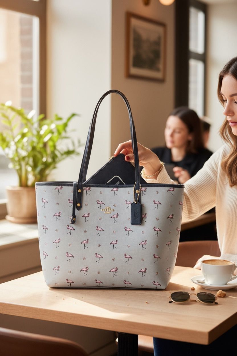 Coach Tote Bag (Blue)