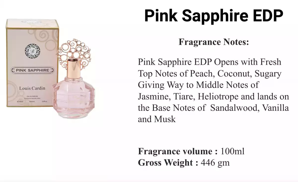 Pink Sapphire Perfume, Louis Cardin