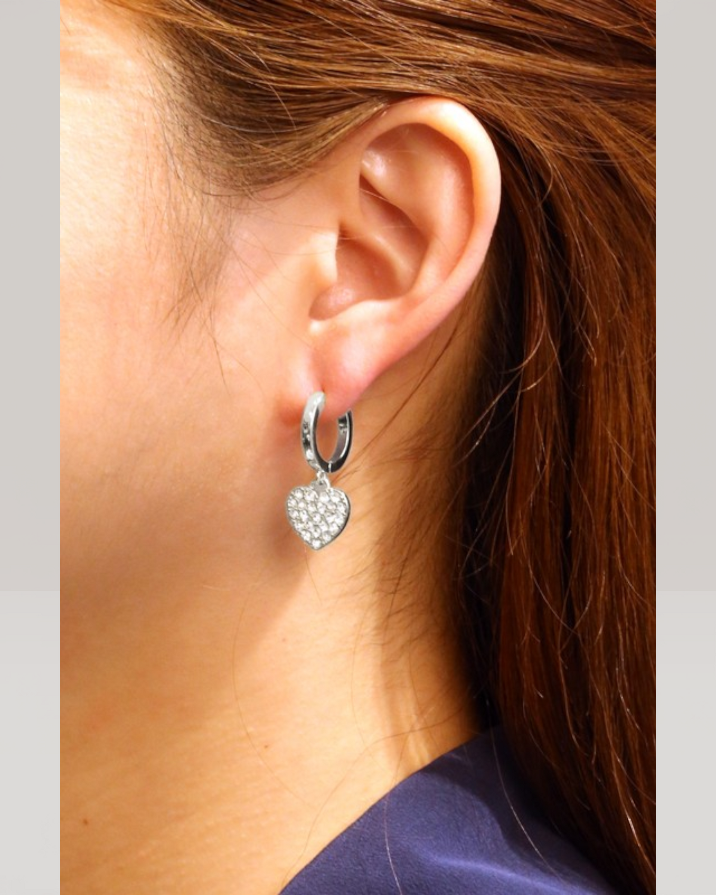 Pantalla Colgante corazon Circornia Plata