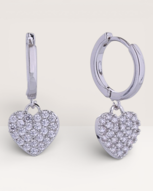 Pantalla Colgante corazon Circornia Plata