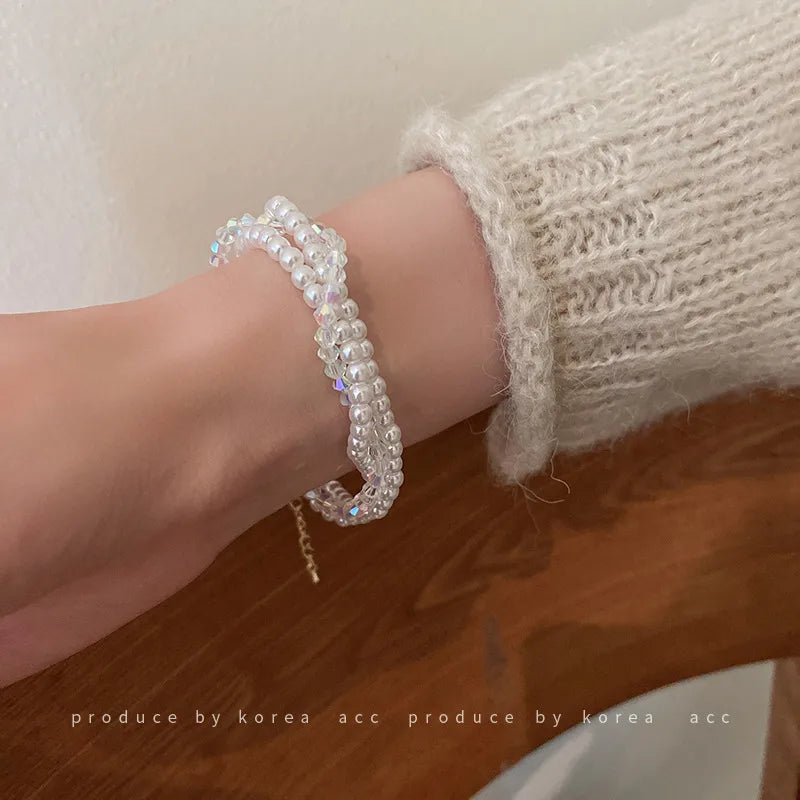 Pearl + Cristal Bracelet
