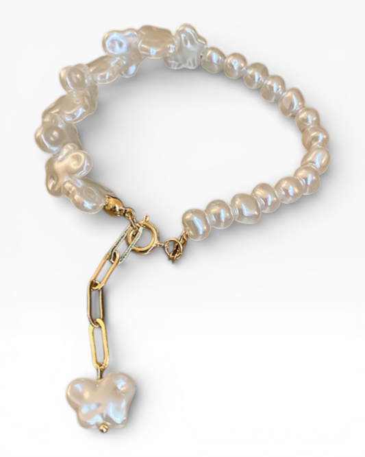 Pearl Butterfly Bracelet