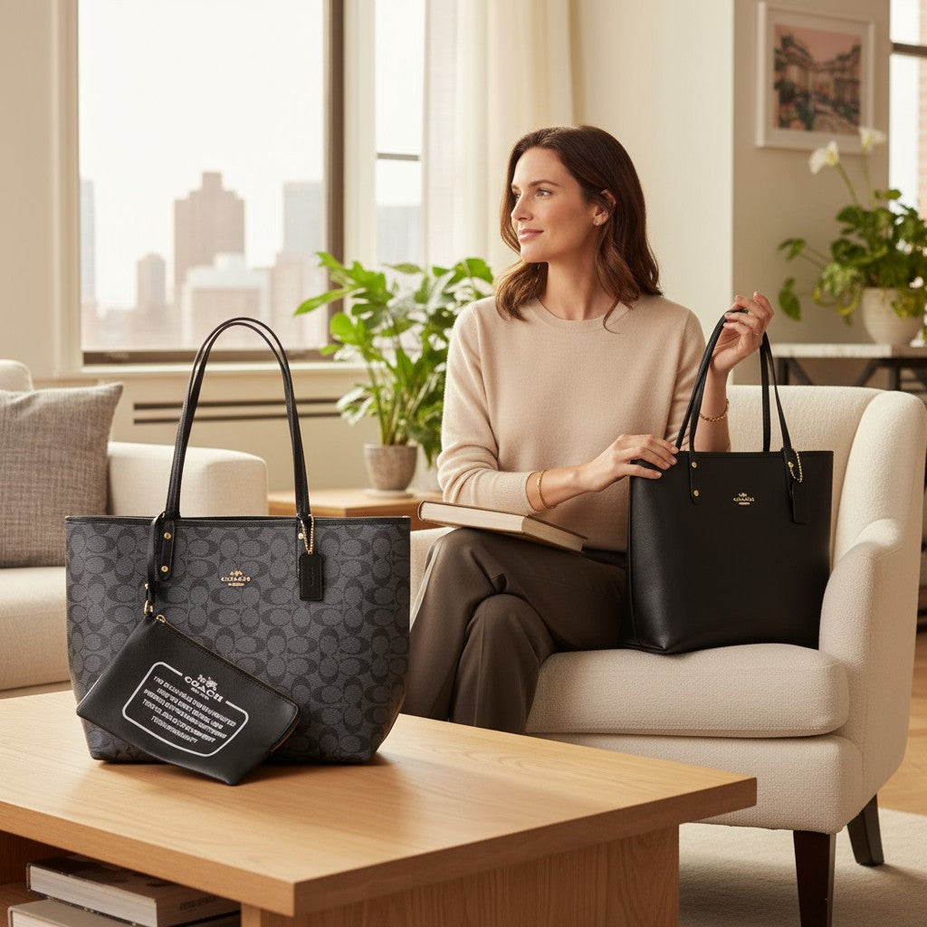 Coach Tote Bag (Negra)